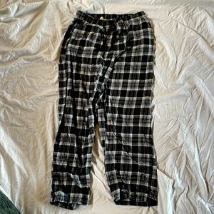 Plaid pajama pants